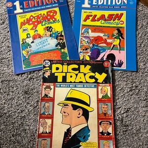 3 Limited Edition Giant Comics- All Star Comics